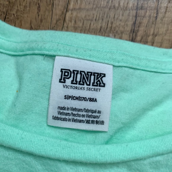 ❌SOLD❌VS PINK Perfect Crew Tee - Picture 5 of 5
